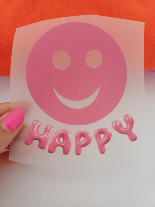 BÜGELBILD Smiley Happy