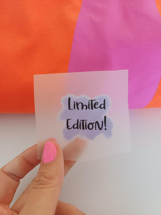 Bügelbild LIMITED EDITION