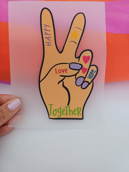 Hand happy,hope,love