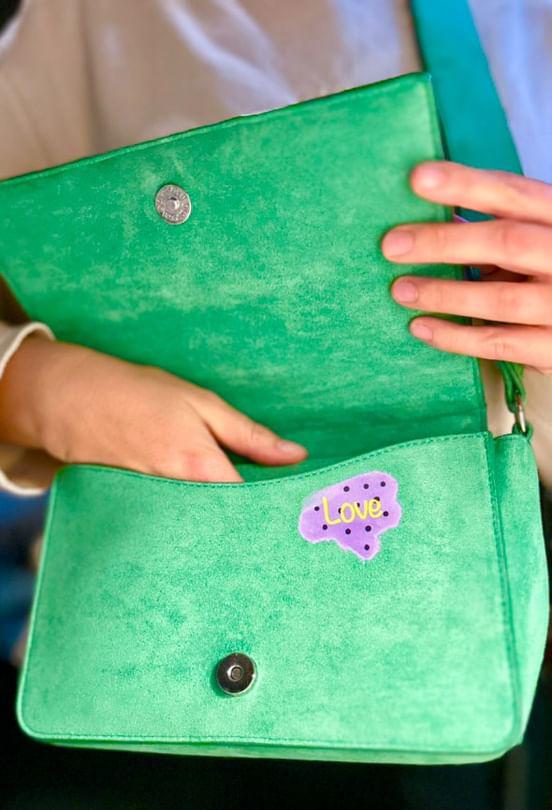 Bügelbild LOVE klein