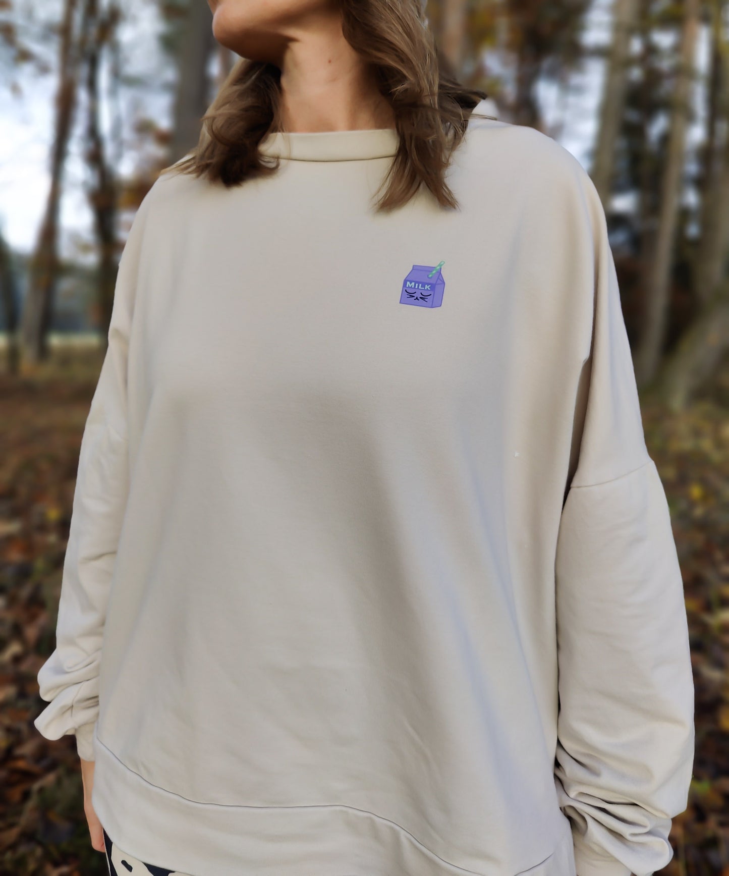 Bügelbild MILK klein