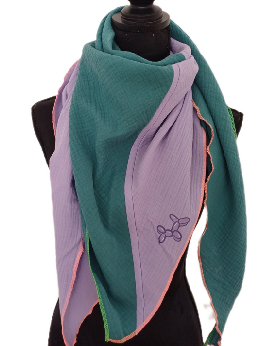 XXL Musselintuch Ballonhund