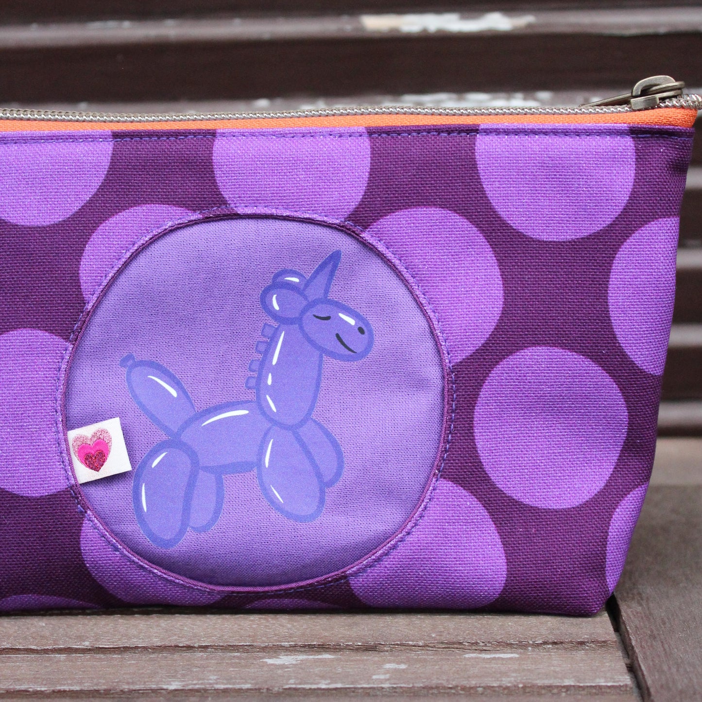 Luftballon Einhorn lila