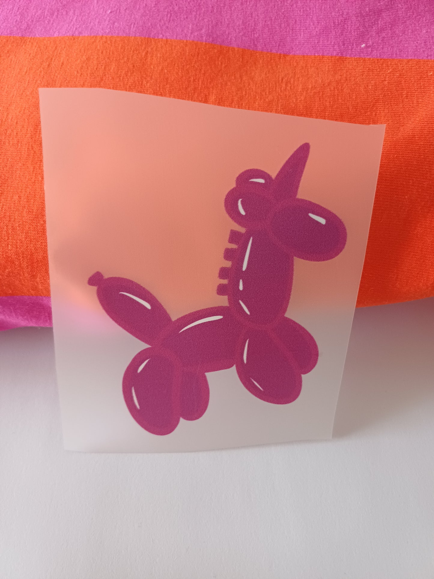 Luftballon Einhorn pink