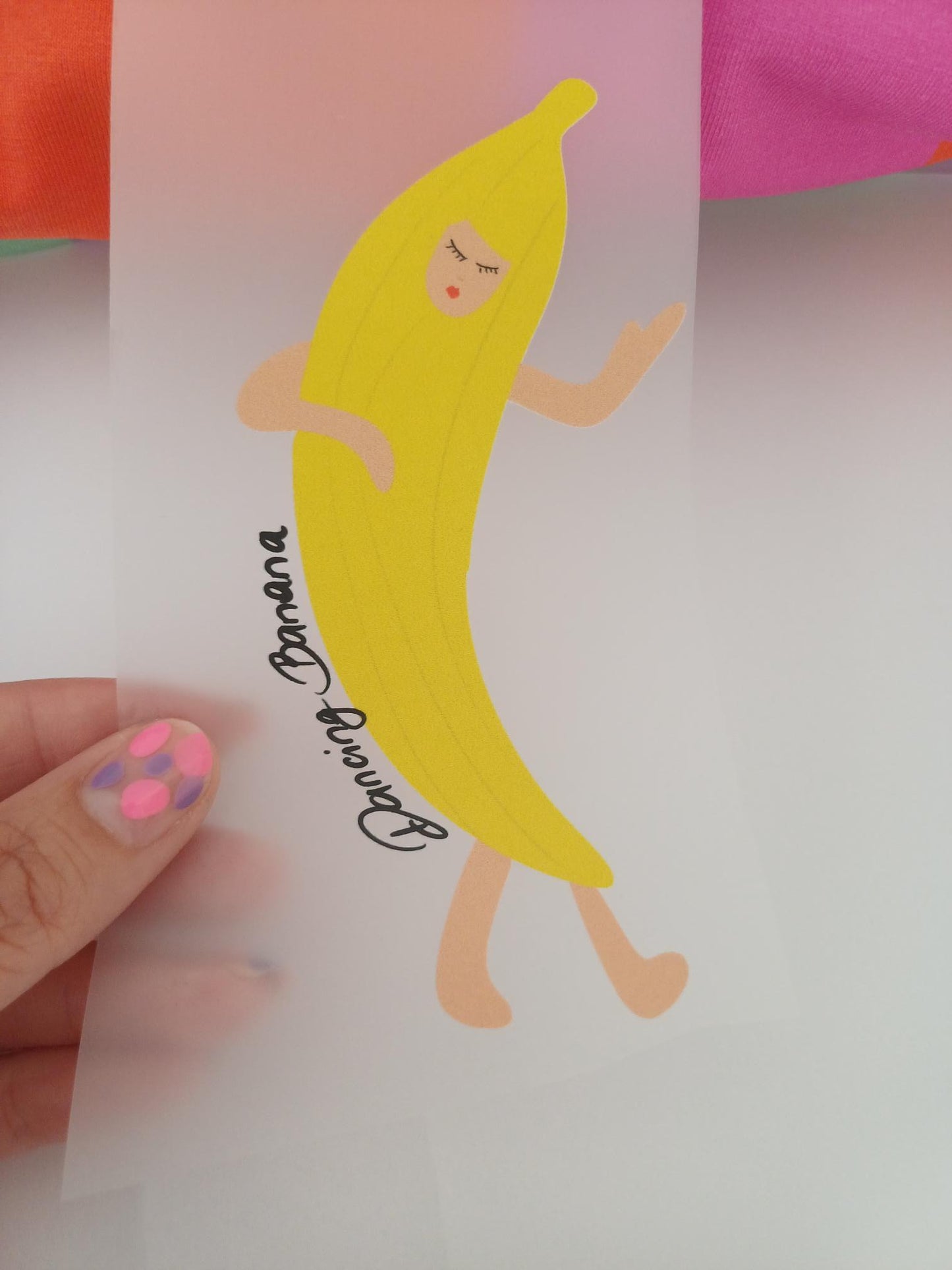 Bügelbild Dancing Banana