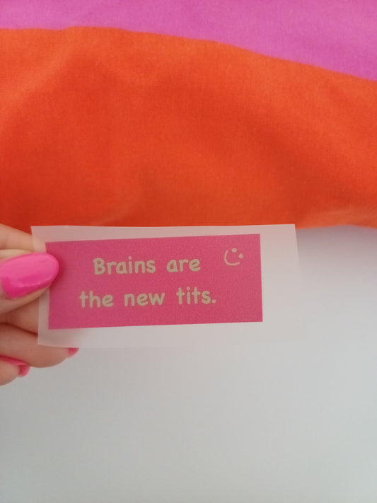 BÜGELBILD Labels Brains