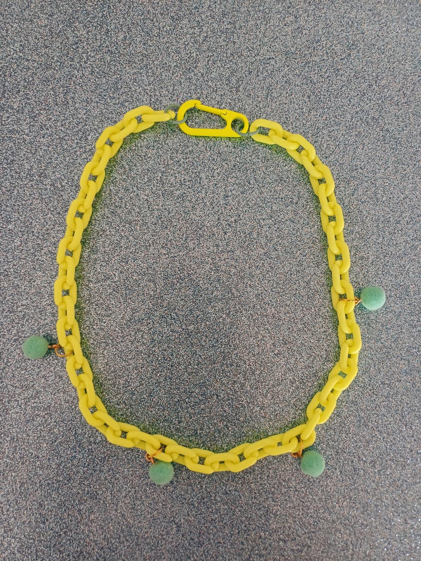 Neon Kette mit Pommel