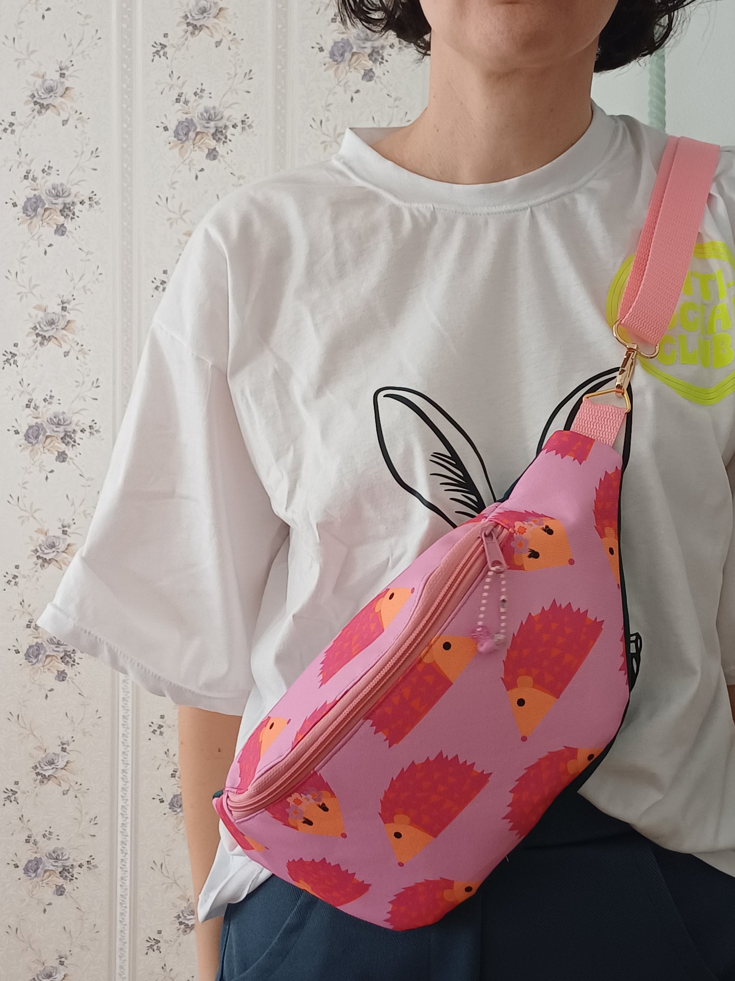 The pink hedgehog Bag
