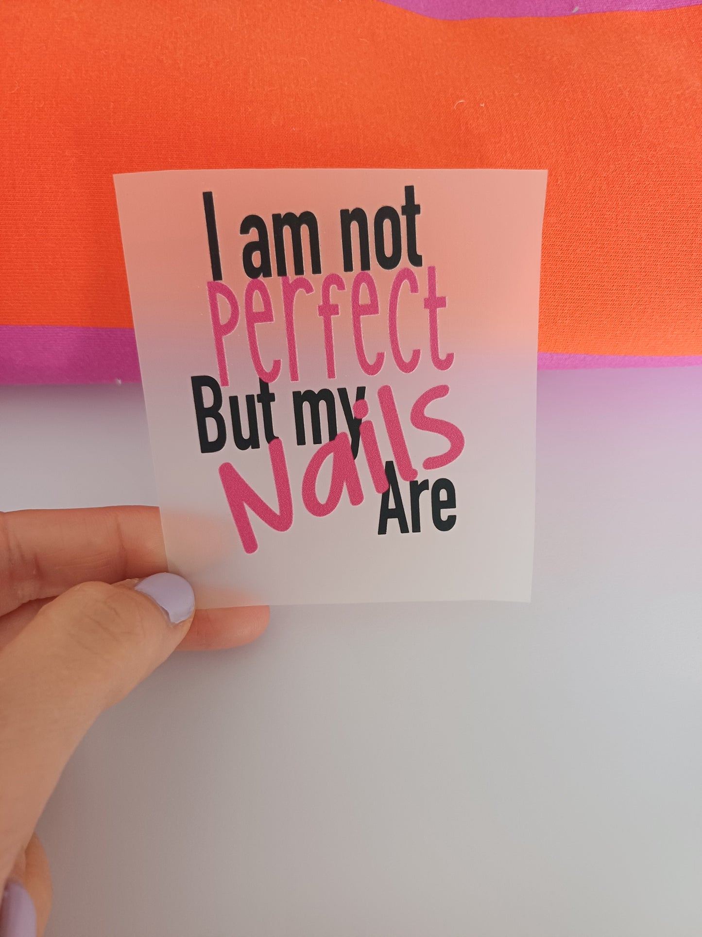 I am not perfect