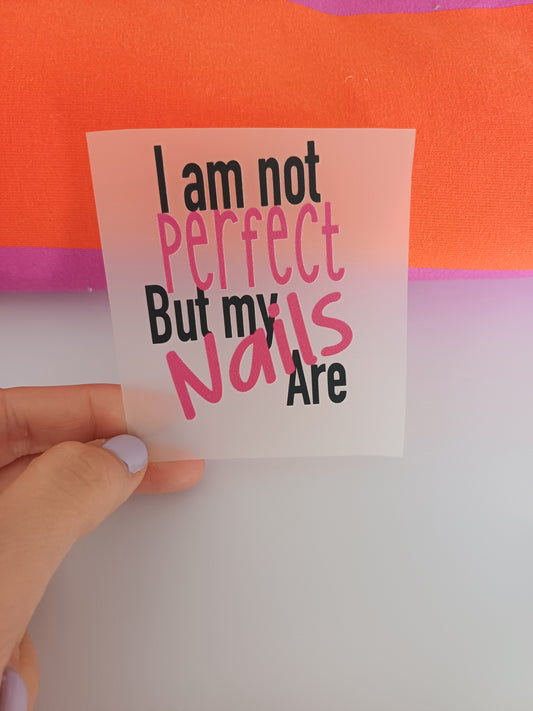 I am not perfect