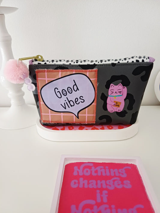 Kosmetiktasche good vibes